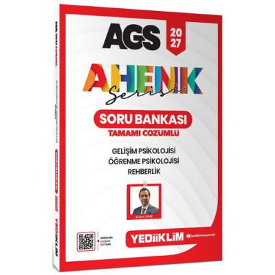 Yediiklim Yayınları  2027 AGS Ahenk Serisi Gelişim Psikolojisi Öğrenme Psikolojisi ve Rehberlik Tamamı Çözümlü Soru Bankası
