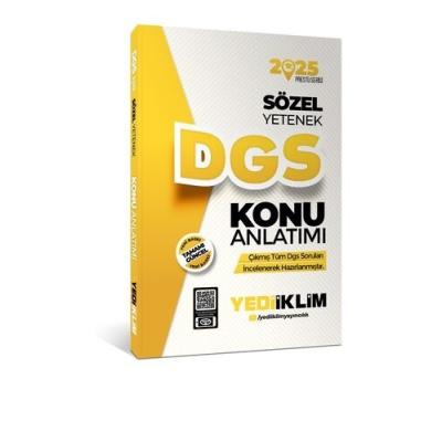 Yediiklim Yayınları 2025 DGS Sözel Yetenek Konu Anlatımı 