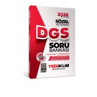 Yediiklim Yayınları 2025 DGS Sözel Yetenek Tamamı Çözümlü Soru Bankası