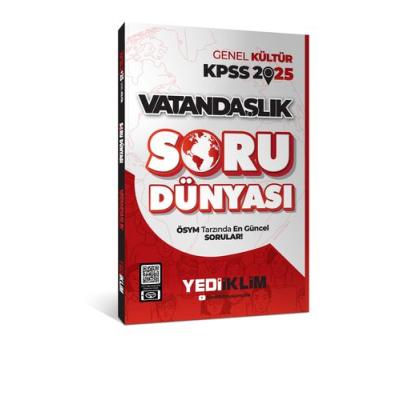 Yediiklim Yayınları 2025 Genel Kültür Vatandaşlık Soru Dünyası