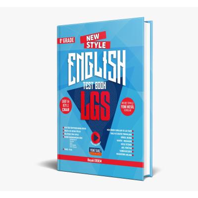 Yeni Tarz Yayınları LGS 8. Sınıf English Test Book