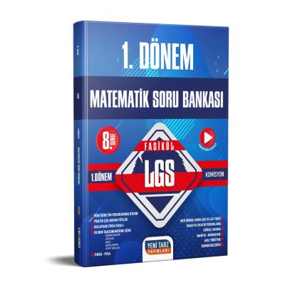 Yeni Tarz Yayınları LGS 8. Sınıf Matematik 1. Dönem Soru Bankası