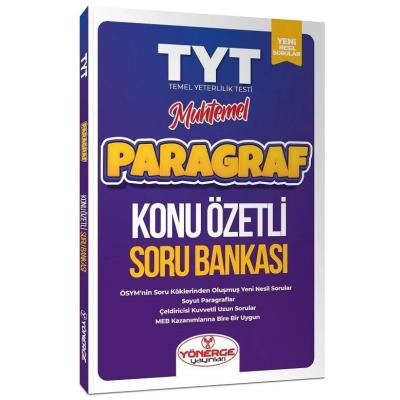 Yönerge Yayınları YKS TYT Muhtemel Paragraf Konu Özetli Soru Bankası