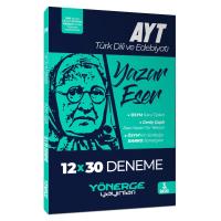 Yönerge Yayınları YKS AYT Türk Dili ve Edebiyatı Yazar Eser 12x30 Deneme