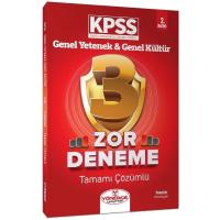 Yönerge Yayınları KPSS Genel Yetenek Genel Kültür Zor 3 Deneme Çözümlü