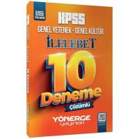 Yönerge Yayınları KPSS Genel Yetenek Genel Kültür İlelebet 10 Deneme Çözümlü