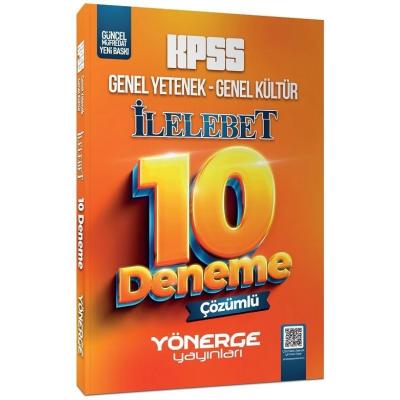 Yönerge Yayınları KPSS Genel Yetenek Genel Kültür İlelebet 10 Deneme Çözümlü