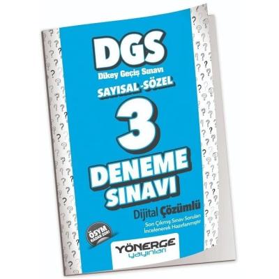 Yönerge Yayınları DGS 3 Deneme Çözümlü