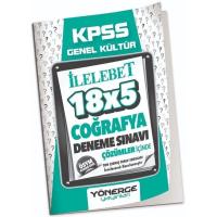 Yönerge Yayınları KPSS Coğrafya İLELEBET 18x5 Deneme Çözümlü