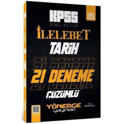 Yönerge Yayınları KPSS Tarih İlelebet 21 Deneme Dijital Çözümlü