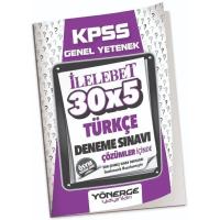 Yönerge Yayınları KPSS Türkçe İLELEBET 30x5 Deneme Çözümlü