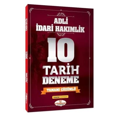 Yönerge Yayınları Adli İdari Hakimlik Tarih 10 Deneme Çözümlü