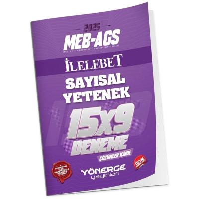 Yönerge Yayınları 2025 MEB-AGS Sayısal Yetenek İLELEBET 15x9 Deneme Çözümlü