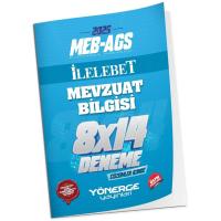 Yönerge Yayınları 2025 MEB-AGS Mevzuat Bilgisi İLELEBET 8x14 Deneme Çözümlü