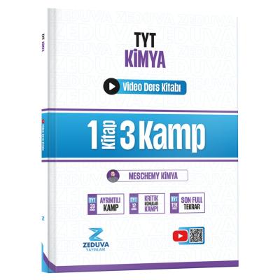 Zeduva Yayınları Meschemy Kimya TYT Kimya 1 Kitap 3 Kamp Video Ders Kitabı