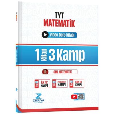 Zeduva Yayınları SML Matematik TYT Matematik 1 Kitap 3 Kamp Video Ders Kitabı