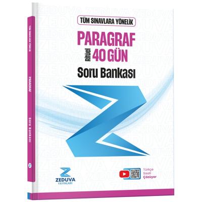 Zeduva Yayınları Türkçe Saati 40 Gün Ritüel Paragraf Soru Bankası