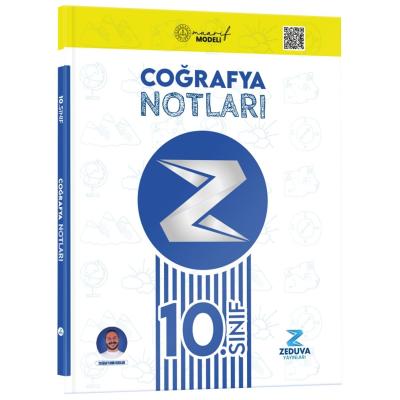 Zeduva Yayınları Coğrafyanın Kodları Maarif Modeli 10. Sınıf Coğrafya Notları 