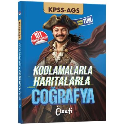 Zeduva Yayınları Coğrafyanın Kodları KPSS-AGS Kodlamalarla Haritalarla Coğrafya Özeti Cep Kitabı