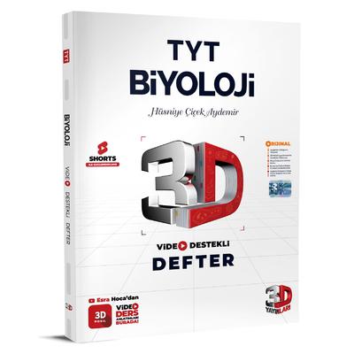 3D Yayınları TYT  Biyoloji Video Destekli Defter