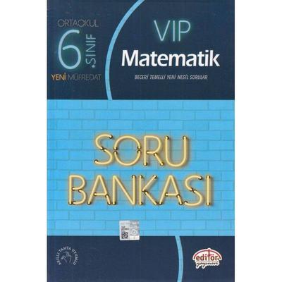 6. Sınıf VIP Matematik Soru Bankası Editör Yayınevi 