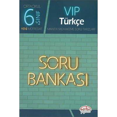 6. Sınıf VIP Türkçe Soru Bankası Editör Yayınevi 