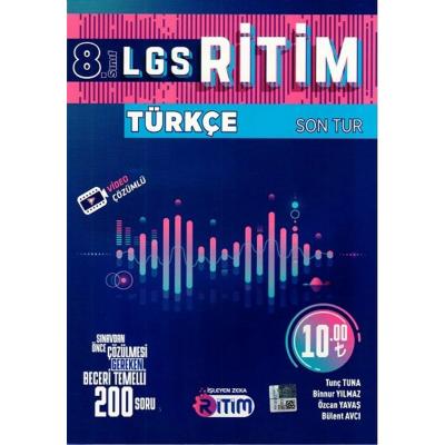8. Sınıf LGS Türkçe Ritim Son Tur İşleyen Zeka Yayınları 2021
