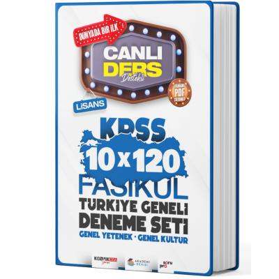 Akademi Denizi Kpss Genel Kültür Genel Yetenek 10 X 120 Fasikül Türkiye Geneli Deneme Seti