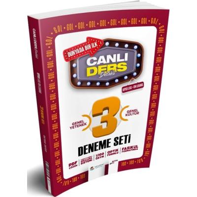 Akademi Denizi KPSS Lise Önlisans Genel Kültür Genel Yetenek 3 lü Deneme Seti