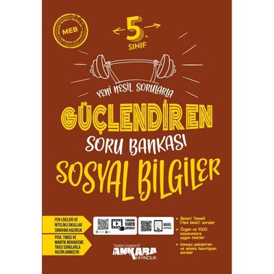 Ankara Yayıncılık 5. Sınıf Sosyal Bilgiler Güçlendiren Soru Bankası
