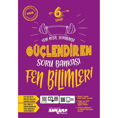 Ankara Yayıncılık 6. Sınıf Fen Bilimleri Güçlendiren Soru Bankası