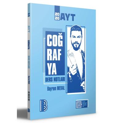 Benim Hocam Yayınları 2026 AYT Coğrafya Ders Notları