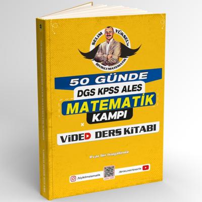 Bıyıklı Matematik 50 Günde DGS - KPSS - ALES Matematik Kampı Video Ders Kitabı