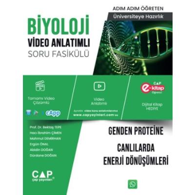 Çap Yayınları Biyoloji Genden Proteine Canlılarda Enerji Dönüşümleri Soru Fasikülü