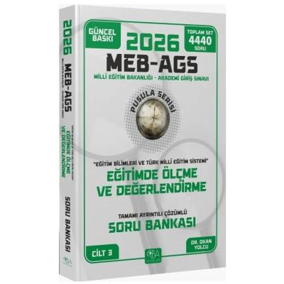 CBA Yayınları 2026 MEB-AGS Eğitim Bilimleri Eğitimde Ölçme ve Değerlendirme Soru Bankası Çözümlü Pusula Serisi