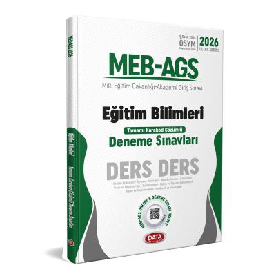 Data Yayınları 2026 MEB-AGS Eğitim Bilimleri Ders Ders Tamamı Karekod Çözümlü Deneme Sınavları