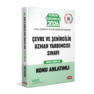 Data Yayınları 2026 Çevre ve Şehircilik Bakanlığı Çevre ve Şehircilik Uzman Yardımcısı Sınavı Ortak Konular Konu Anlatımlı