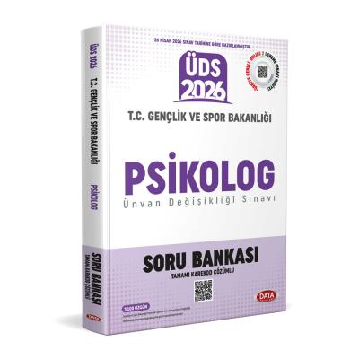Data Yayınları 2026 T.C. Gençlik ve Spor Bakanlığı Psikolog ÜDS Soru Bankası - Karekod Çözümlü