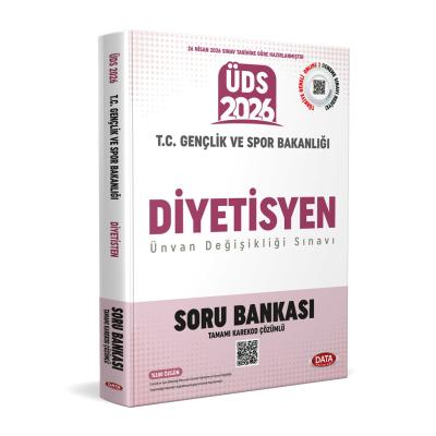 Data Yayınları 2026 T.C. Gençlik ve Spor Bakanlığı Diyetisyen ÜDS Soru Bankası - Karekod Çözümlü