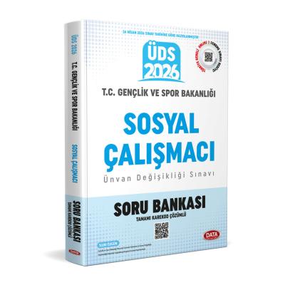 Data Yayınları 2026 T.C. Gençlik ve Spor Bakanlığı Sosyal Çalışmacı ÜDS Soru Bankası - Karekod Çözümlü