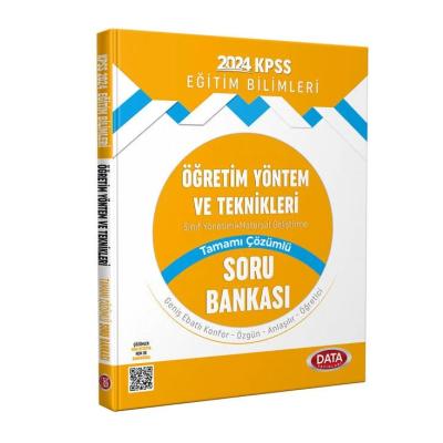 Data Yayınları 2024 KPSS Eğitim Bilimleri Öğretim Yöntem ve Teknikleri Tamamı Çözümlü Soru Bankası