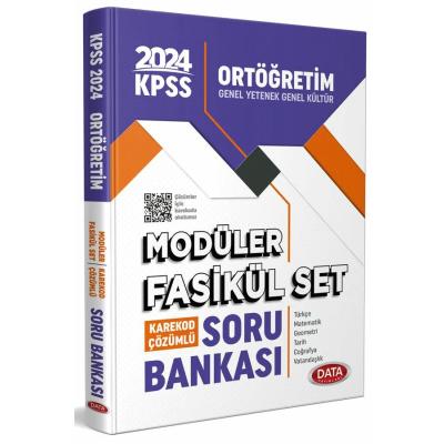 Data Yayınları 2024 KPSS Ortaöğretim Soru Bankası Modüler Fasikül Set - Karekod Çözümlü