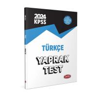 Data Yayınları 2024 KPSS Türkçe Yaprak Test