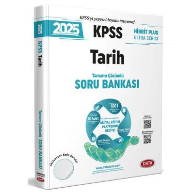 Data Yayınları 2026 KPSS Hibrit Plus Ultra Serisi Tarih Soru Bankası - Karekod Çözümlü + Dijital Eğitim Platformu Hediye