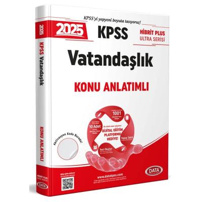 Data Yayınları 2026 KPSS Hibrit Plus Ultra Serisi Vatandaşlık Konu Anlatımlı + Dijital Eğitim Platformu Hediye