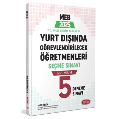 Data Yayınları 2026 MEB Yurt Dışında Görevlendirilecek Öğretmenleri Seçme Sınavı Premium 5 Deneme Sınavı