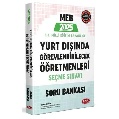 Data Yayınları 2025 MEB Yurt Dışında Görevlendirilecek Öğretmenleri Seçme Sınavı Soru Bankası