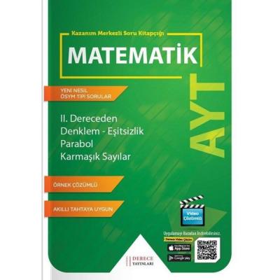 Derece Yayınları Ayt Iı.dereceden Denklem Eşitsizlik Parabol Karmaşık Sayılar