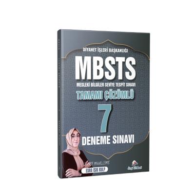 Dizgi Kitap 2026 Diyanet İşleri Başkanlığı Mesleki Bilgiler Seviye Tespit Sınavı MBSTS Tamamı Çözümlü 7 Deneme Sınavı Esra Işık Kulp Zarif Muallime