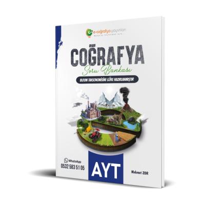 E-coğrafya Yayınları AYT Coğrafya Soru Bankası
